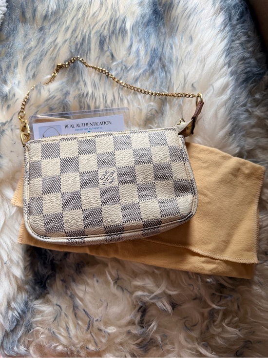Louis Vuitton Handbags - Louis Vuitton Damier Azur Mini Pochette Accessoires